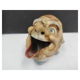 Vintage Old Man Ashtray W Chips
