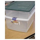 7 Gal, 42 Qt Clear Storage Totes