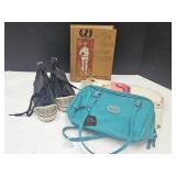 Murat Halstead Book, Purses & Sz USA 5 Shoes