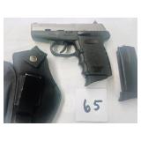 SCCY CPX-2 9mm. w/ holster & 2 mags