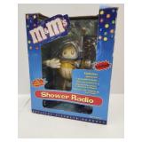 NIB M&M Shower Radio
