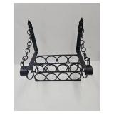 VTG Iron Hanging Wine Rack