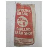 25 LBS #8 Lead Shot Lawrence Brand