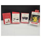 4 Hallmark Ornaments Pokemon +