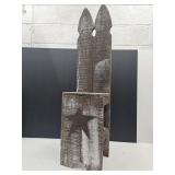 Primitive Planter Chair 44" H