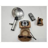 VTG Bolsey Camera, Lens, Argus Light Meter