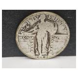 1929 Standing Liberty Silver Coin