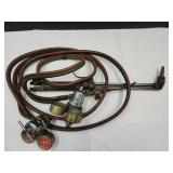 Oxygen Acetylene Torch, Guages, & Hose