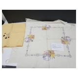 40s  Card Table  Cloth Covers-see Info