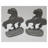 VTG Cast Iron THE LAST TRAIL OF TEARS Bookends