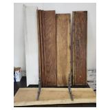 Primitive Wood Shelf & Lot of Trim / Wood 38 -40"