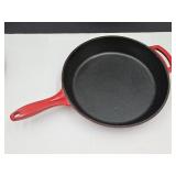 Cast Iron Enameled Orange Skillet 12" China