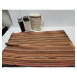 VTG Aladdin & Universal Thermoses w Bag,& ThrowRug
