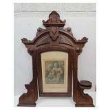 Antique Refurbished Wood Frame 27x40"