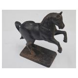 VTG Cast Iron Horse Bank 7" high