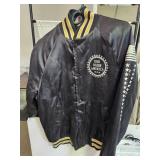 VTG God Bless America POW MIA Nylon Jacket Med