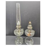 2 Aladdin  Lamps, 24" h Chimney  & 1 No Chimney