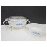 #433 & 1 QT Fire King Anchor Hocking Glass Dishes