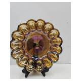 Indiana Carnival Glass Eggplate