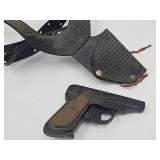 Toy ITALY EDISON Pistol & Mattel Holster
