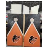 Corn Hole Game Boards with Bags Baltimore Orioles