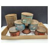 Primitive LOT Advertising Tins, Coffee, Farley C