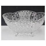 VTG Footed  Germany Crystal Centerpiece 11 1/4" L