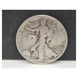 1942 D Walking Liberty Silver Half Dollar