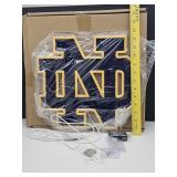 New Notre Dame LED Sign 14"x 12"