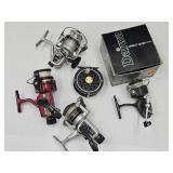 Fishing Reel Lot; Daiwa, Silstar, Zebco +