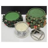 New Candle W Homeworx Christmas Tree Pedestal
