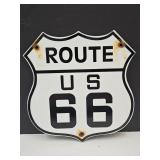 Newer Metal Route US 66 Sign 11x11"