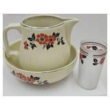 Hall Chind Pitcher & Bowl