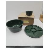 NIB Longaberger Pottery Multi Serving Kit Up toW