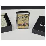 Unfired ZIPPO LighterW Old School ADV