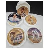 Bradford Exchange Baseball & Marilyn Monroe Plates