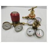 2 Oxygen Guages  & 1 Acetylene