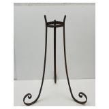 Wrought Iron Plant Stand 28"H