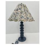 Country Blue Table Lamp 28"H Morris & Co Shade