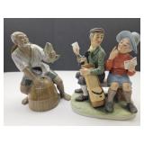 Lefton Golfers & Oriental Fisherman