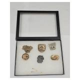 500 Inopls Speedway Pit Badges Lot Of 6 In Display