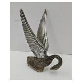 MCM Flying Swan Hood Ornament 8.5" H
