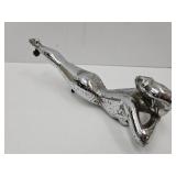 1950 Nude Flying Lady Car Hood Ornament 9.5"