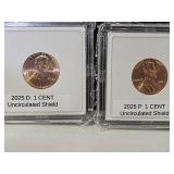 2 New 2025 Last Issue Penny Coins D & P