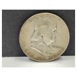 1954 Silver Franklin Half Dollar Coin