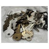 Large Lot OF Vintage Keys