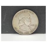 1951 Silver Franklin Half Dollar Coin