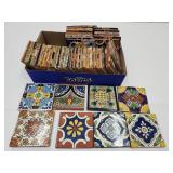 Handcrafted Ceramic Mexican Tiles 4"