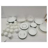 Corelle Callaway or Green Ivy Swirl Dishes-see Ino