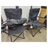 2 Folding Travel Chairs with Bags
